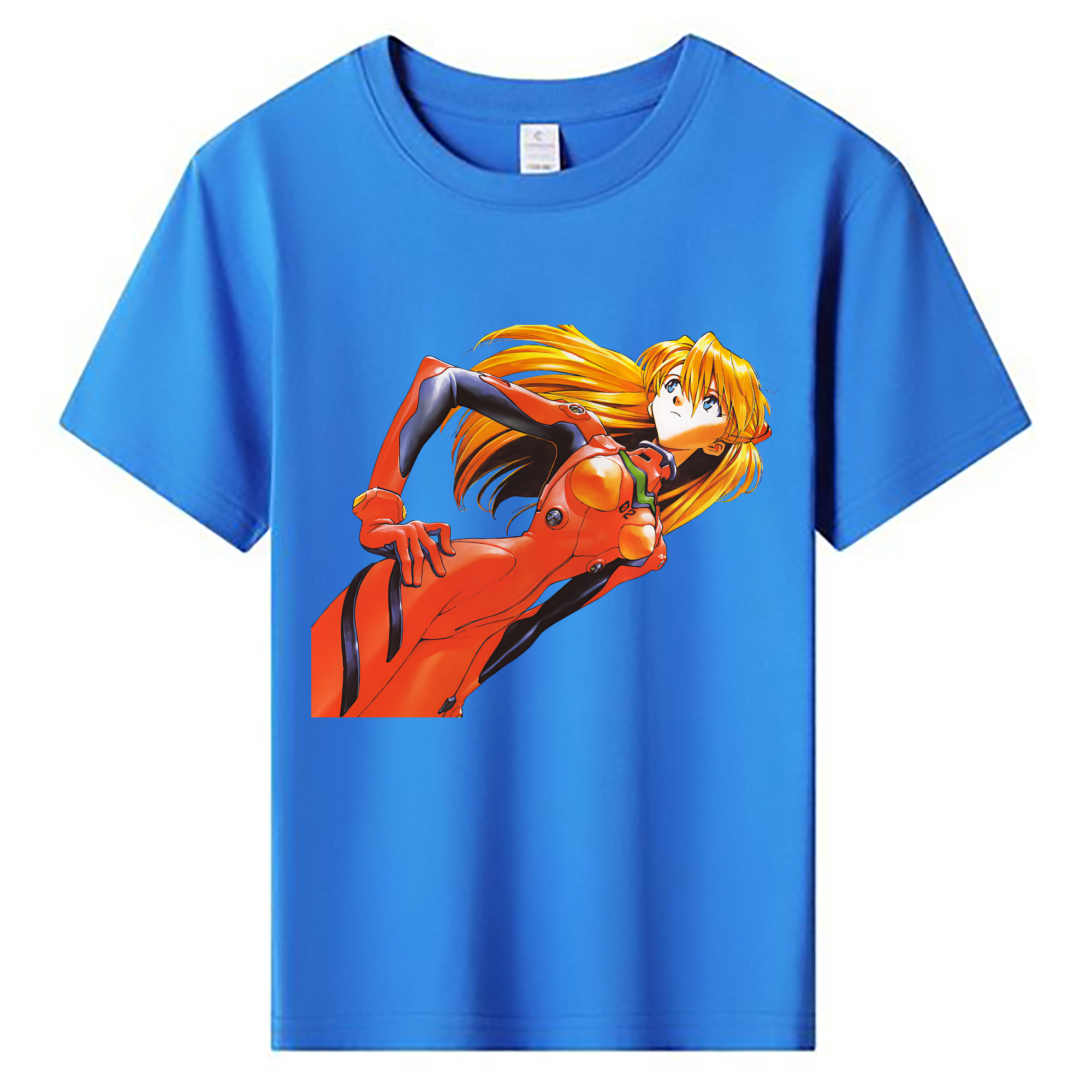 （画像用） EVA 新世紀エヴァンゲリオン 綿100％キッズTシャツ（フロントプリント）